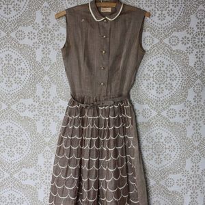 1950's Betty Barclay sheer dress